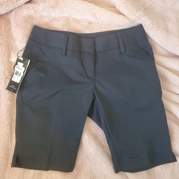 NWT Adidas Black Bermuda Shorts - Picture 2 of 5
